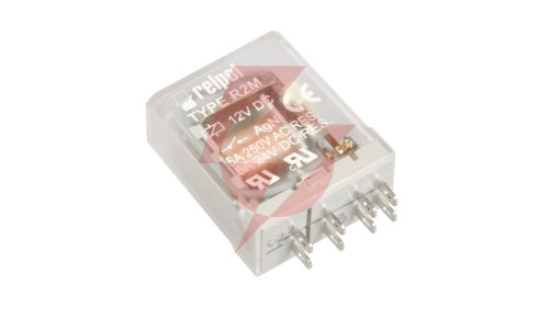 Przekaźnik przemysłowy 2P 5A 12V DC AgNi R2M-2012-23-1012 617170