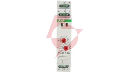 Przekaźnik czasowy 1P 10A 0,1sek-576h 230V AC, 24V AC/DC opóźnione załączenie PCR-515DUO