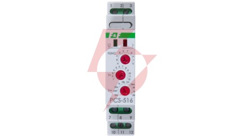 Przekaźnik czasowy 1P 8A 0,1sek-576h 12-264V AC/DC wielofunkcyjny PCS-516UNI