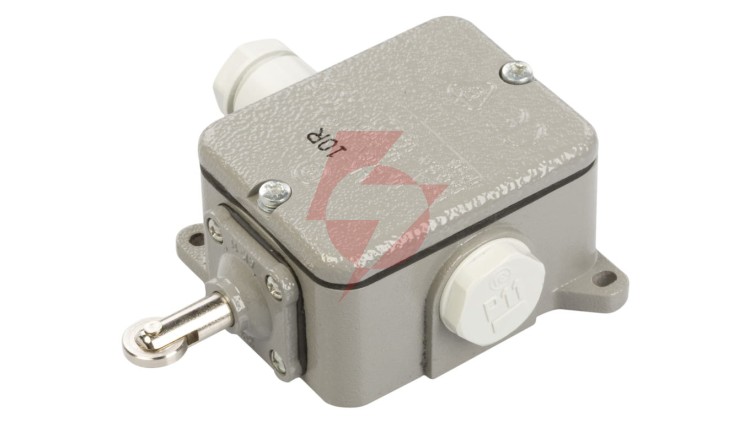 Wyłącznik krańcowy 1R 1Z w obudowie metalowej popychacz z rolką LK-10R W0-59-351032