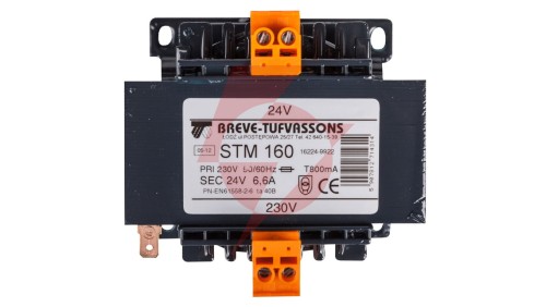 Transformator 1-fazowy bezpieczeństwa STM 160 230/ 24V 6,7A, Ta 40, 16224-9922