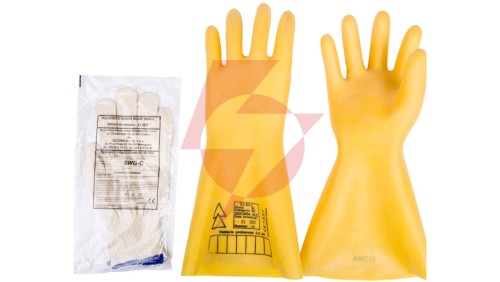 Rękawice elektroizolacyjne ELSEC 2,5 KV rozmiar 11 E06NR-03280100101