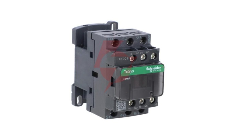 TeSys Deca Stycznik mocy 9A 3P 48V AC 1Z 1R LC1D09E7