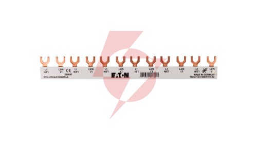 Szyna łączeniowa 2P 63A 10mm2 widełkowa (12 mod.) EVG-2PHAS/12MODUL 215641