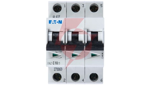 Wyłącznik nadprądowy 3P C 10A 15kA AC FAZ C10/3 278869
