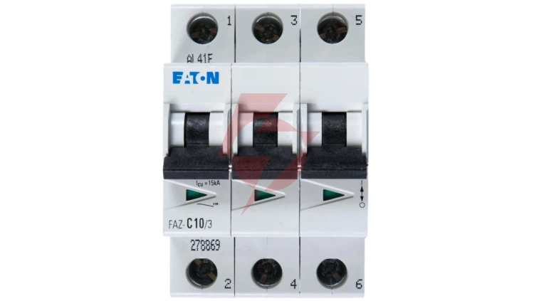Wyłącznik nadprądowy 3P C 10A 15kA AC FAZ C10/3 278869