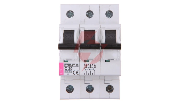 Wyłącznik nadprądowy 3P C 20A 10kA AC ETIMAT10 002135717