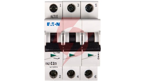 Wyłącznik nadprądowy 3P C 2A 15kA AC FAZ C2/3 278861
