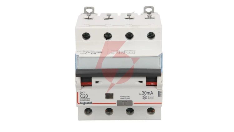 Wyłącznik różnicowo-nadprądowy 4P 20A C 0,03A typ AC P314 DX3 411187