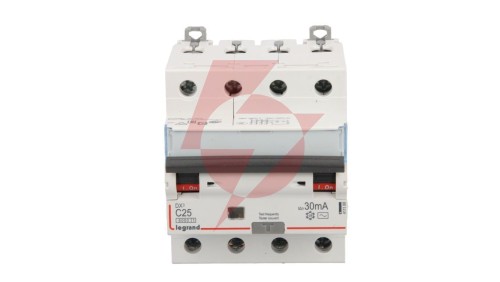 Wyłącznik różnicowo-nadprądowy 4P 25A C 0,03A typ AC P314 DX3 411188