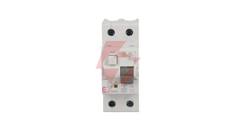 Wyłącznik różnicowo-nadprądowy 2P 10A B 0,03A typ AC KZS-2M 002173102