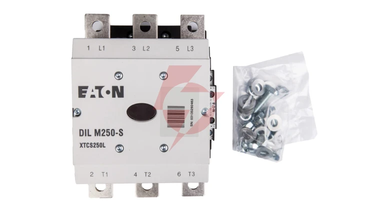 Stycznik mocy 250A 3P 220-240V AC 2Z 2R DILM250-S/22(220-240V50/60HZ) 274190
