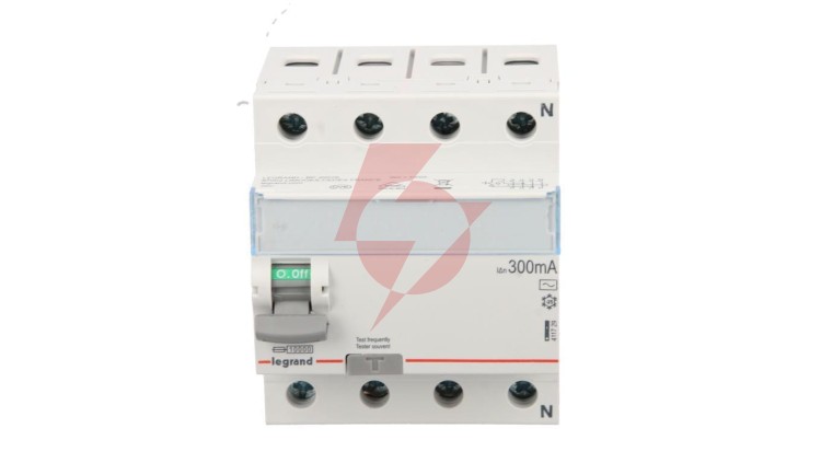 Wyłącznik różnicowoprądowy 4P 63A 0,3A typ AC P304 TX3 411729