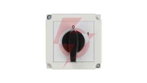 Łącznik krzywkowy 0-1 1P 25A w obudowie 4G25-90-PK R114 63-840392-031