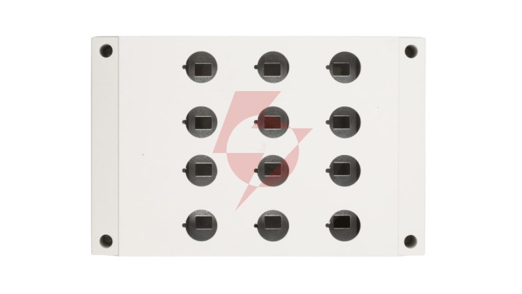 Obudowa kasety 12-otworowa 22mm szara IP67 M22-I12 222688