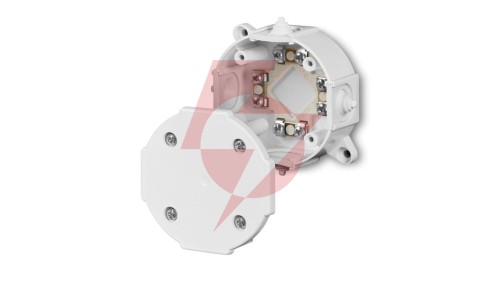 Puszka hermetyczna n/t P5 80x38mm zaciskami 5x2,5mm2 IP41 biała 80x38 0212-00
