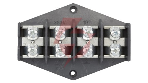 Pierścień rozgałęźny 4x16mm2 czarny 0965-00