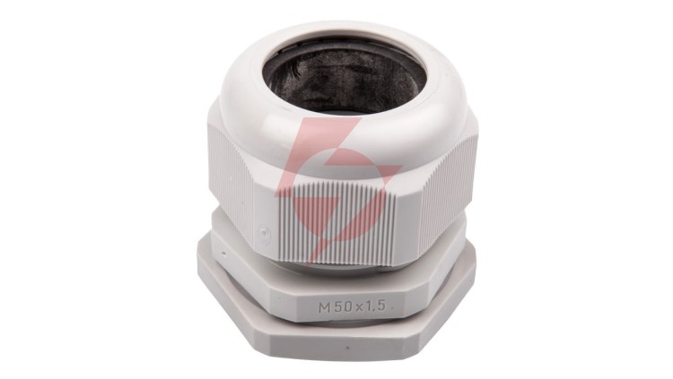 Dławnica kablowa poliamidowa M50 IP65 AKM 50 jasnoszara 3600214