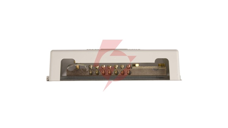 Szyna wyrównawcza z metalową podstawą 7x25mm2, 1x10mm2, 1x płaskownik 1809 M (bezhalogenowa, wykonana z mosiądzu 100kA) 5015081