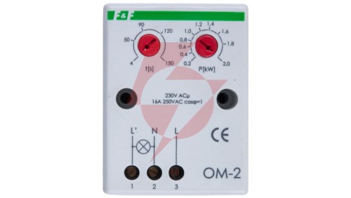 Ogranicznik poboru mocy 16A 4-150sek OM-2