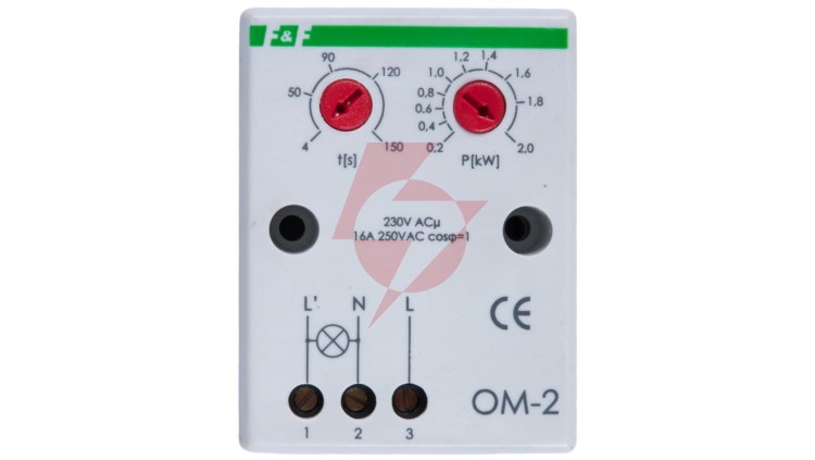 Ogranicznik poboru mocy 16A 4-150sek OM-2