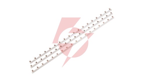 Szyna łączeniowa 3P 80A 16mm2 widełkowa (54 mod.) BI3/16x54 607048