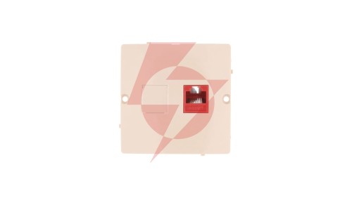 Simon Basic Gniazdo komputerowe pojedyncze RJ45 kat.5e beżowe BMF51.02/12