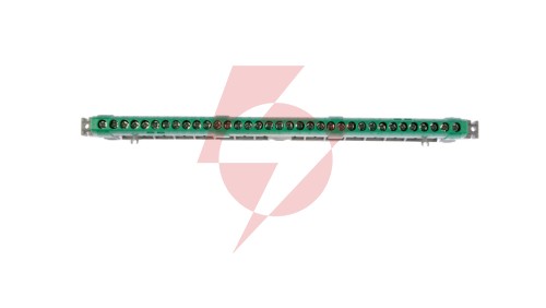 Listwa przyłączeniowa 35-otworów zielona IP2xZ35 004838