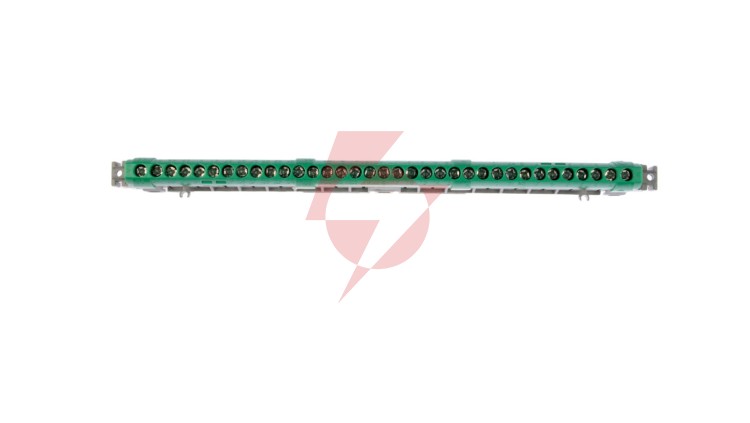 Listwa przyłączeniowa 35-otworów zielona IP2xZ35 004838