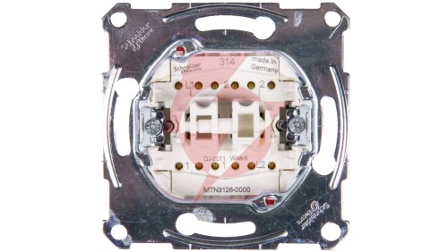 Merten Łącznik schodowy podwójny 10A 250V IP20 MTN3126-0000