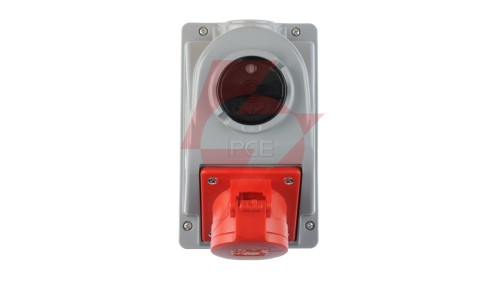 Gniazdo stałe z wyłącznikiem 0-1 16A 5P 400V IP44 COMBO-POL 96061540W
