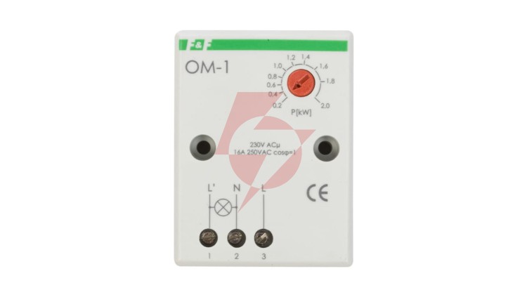 Ogranicznik poboru mocy 16A 30sek OM-1