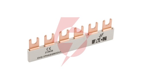 Szyna łączeniowa 1P 63A 10mm2 widełkowa (6 mod.) EVG-1PHAS/6MODUL 215638