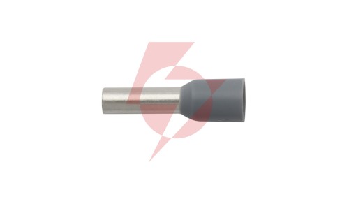 Końcówka tulejkowa izolowana TI 4mm2/10mm szara cynowana TI4L10 /100szt./