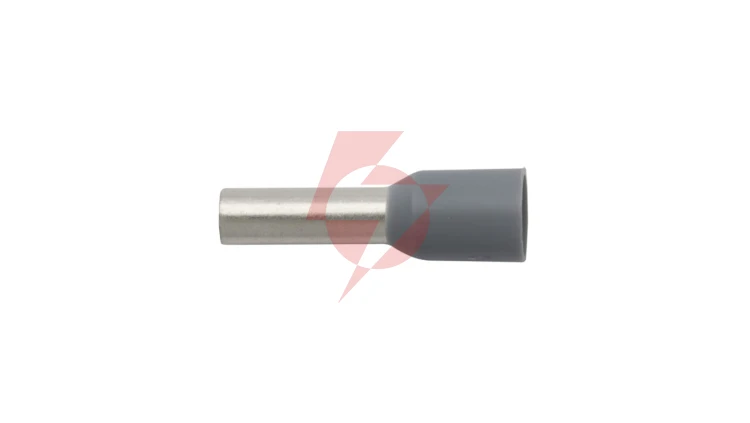 Końcówka tulejkowa izolowana TI 4mm2/10mm szara cynowana TI4L10 /100szt./