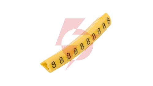 Oznacznik przewodów OZ-2/8 żółty E04ZP-01020400900 /100szt./