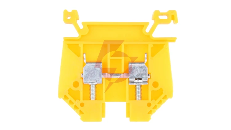 Złączka szynowa 2-przewodowa 6mm2 żółta EURO 6/35 43401N
