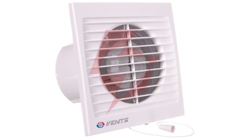 Wentylator łazienkowy fi 100 230V 14W 95m3/h 35dB ścienny wyłącznikiem sznurkowym (STYL WP) 100SV