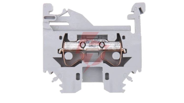 Złączka szynowa 2-przewodowa 4mm2 szara 281-101