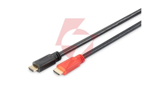 Kabel HDMI ze wzmacniaczem Highspeed 1.3 GOLD Typ A M/M AK-330105-150-S 15m