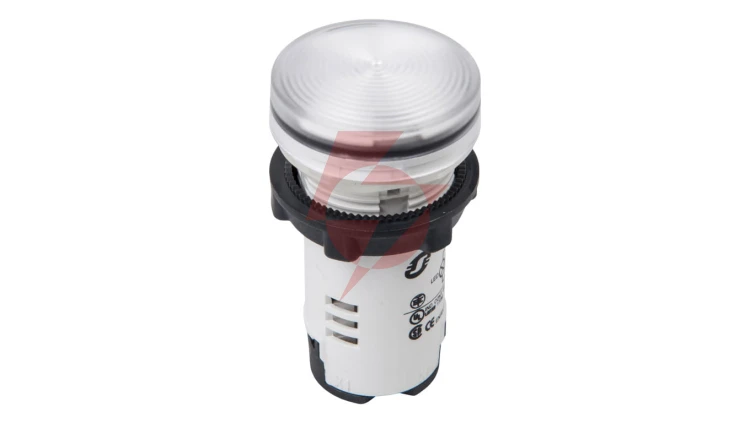 Lampka sygnalizacyjna 22mm biała 230V AC XB7EV07MP