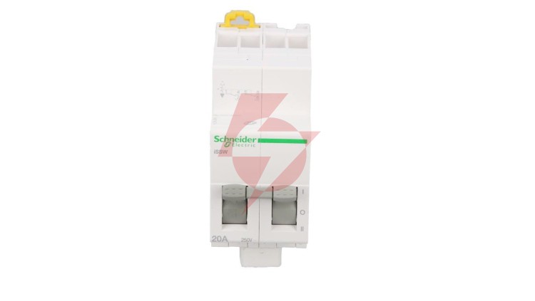 Przełącznik modułowy zasilania I-0-II (sieć-agregat) 20A 2P iSSW A9E18074