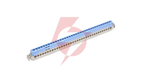 Listwa przyłączeniowa 35-otworów niebieska IP2x - 2x25mm2+33x16mm2 004848