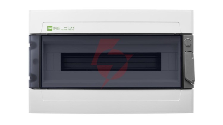 Rozdzielnica hermetyczna EP-LUX natynkowa 1x18 1500V DC 1000V AC PE+N dymny IP65 1955-01