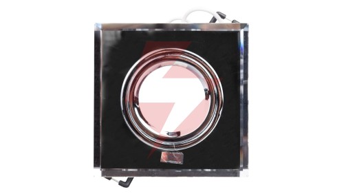 Oprawa punktowa 1x50W Gx5,3 12V IP20 MORTA CT-DSL50-SR szkło srebrna 18512