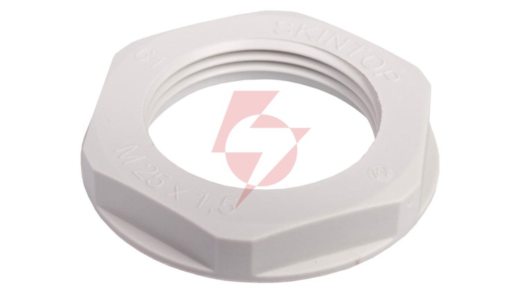 Nakrętka poliamidowa M25 SKINTOP GMP-GL-M 25x1,5 jasnoszara 53119033