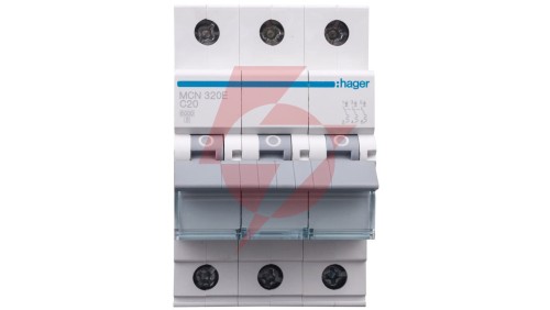 Wyłącznik nadprądowy 3P C 20A 6kA AC MCN320E