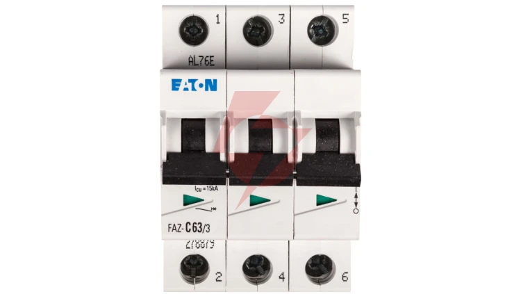 Wyłącznik nadprądowy 3P C 63A 15kA AC FAZ C63/3 278879