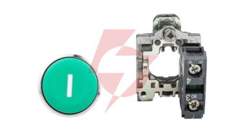 Przycisk sterowniczy 22mm zielony z samopowrotem 1Z XB4BA3311
