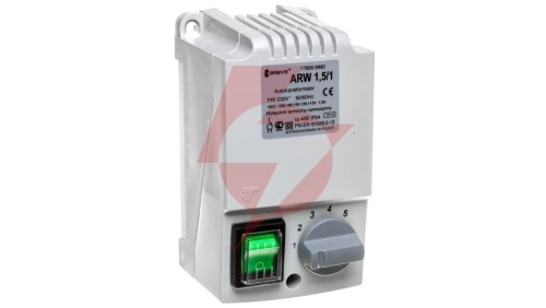 Regulator prędkości obrotowej 1-fazowy ARW 1,5/1 230V 1,5A IP54 17886-9990